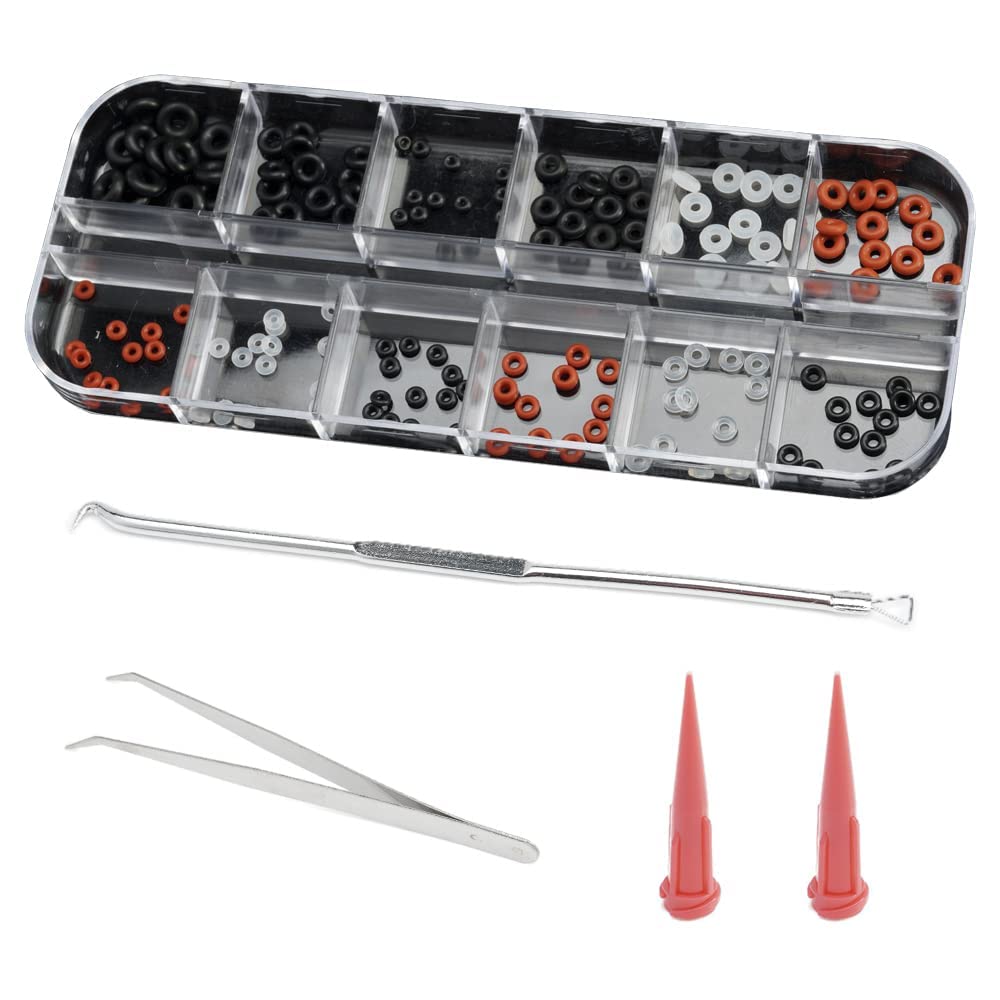 144pcs Rubber O Ring Assortment Kits 12 Sizes Made of Nitrile